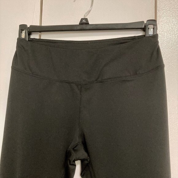 REEBOK Black with Mesh Yoga Running Workout Leggings Pants Womens Medium - Picture 2 of 15
